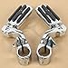 Tengchang Chrome 1.25" 3.2cm Adjustable Highway Foot Pegs Pedals For Harley Davidson New