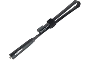 ABBREE Antenne radio SMA-femelle jambon VHF/UHF 47,8 cm 144/430 MHz Antenne tactique CS pliable à gain élevé pour Baofeng UV-5R BF-F8HP Pro 5RM K5PLUS GM21 AR-152 Quansheng K6 UVK5(8) Accessoires