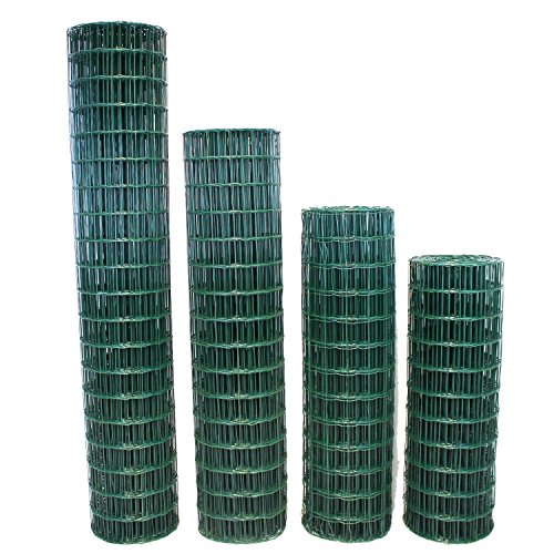 TOP MULTI Maschendrahtzaun Wildzaun Gartenzaun PVC-beschichtet grün – versandkostenfrei (D) (76mm 150cm x 10m) - 2