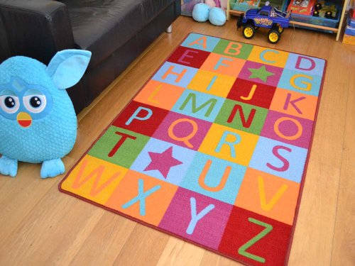 Kids Non Slip Machine Washable ABC Educational Play Mat. Available in 4 Sizes (200cm x 200cm)