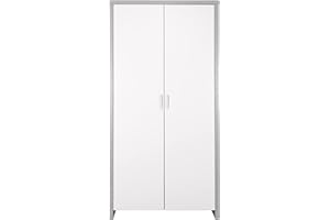 Tutti Bambini Modena Wardrobe - Grey Ash/White