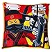 Produktbild LEGO NINJAGO MOVIE Deko Kissen Ninja, mehrfarbig mit Wende Motiv - Größe 40 x 40 cm