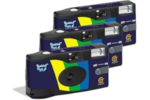 GT PHOTO - Confezione 3 x Fotocamera USA e Getta Realishot Flash - 27 Foto