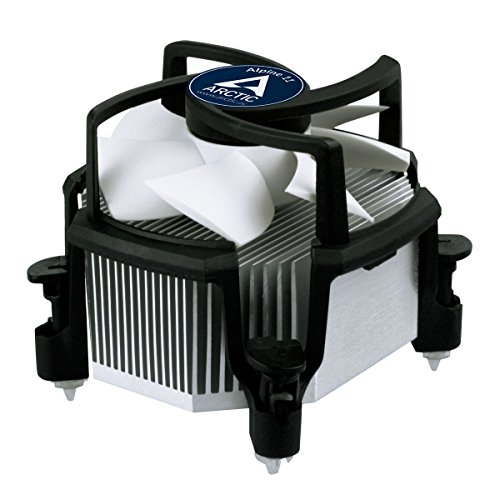 ARCTIC Alpine 11 - Ventilador de ordenador silencioso  Enfriador CPU con ventilador PWM de 80 mm  compatible con Intel