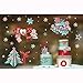 Produktbild Mitlfuny Frohe Weihnachten Wandaufkleber Winter Fensterbild Weihnachtsmann Weihnachtsbaum Wandsticker