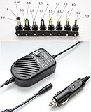 HUKITECH Universal KFZ Netzteil 80W für Laptop + 8...