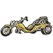 Produktbild AUFNÄHER - Trike gelb - 04831 - Gr. ca. 14,5 x 5 cm - Patches Stick Applikation