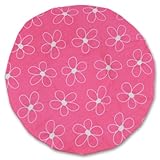JODA Pink With White Flower Shower Cap