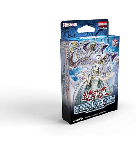 yugioh saga of blue eyes deck Yu-Gi-Oh Saga of the Blue-Eyes White Dragon Structure Deck Box ( 8 Decks )