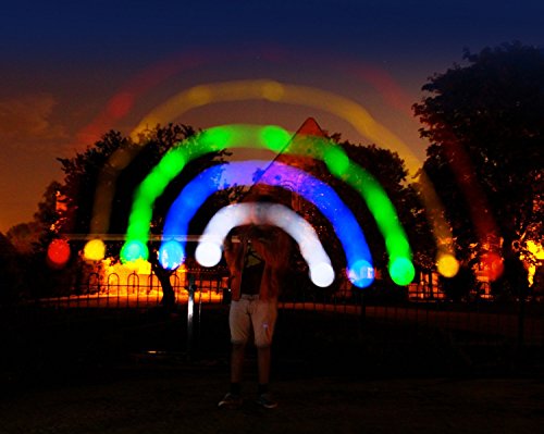 Illooms 34158 – Ballons mit LED Licht Mix, 10er Pack, bunt - 10