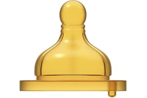 Chicco Tettarella Original Touch Flusso Pappa 6m+ 2 Pz, color Caucciu, 2 Unità