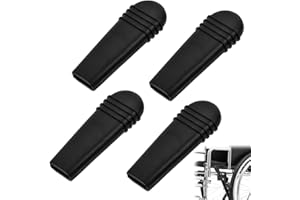 MOLZINY Set of 4 Wheelchair Brake Handle Brake for Wheelchairs Drive Wheelchair Replacement Parts Wheelchair Brakes Extension Handles Comfortable Brake Wheelchair Brakes Handlebar Mountain Wheelchair