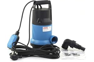 BIRTECH 400W, 7500 L/H Lift 5m Heavy Duty Electric Submersible Pump, Clean/Dirty Water Pump with Float Switch, Great for Swimming Pools, Cellars, Garden, Ponds