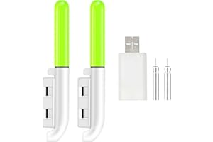 GENERIC Bastone Luminoso per Canna da Pesca Notturna, 6,3 cm, Impermeabile, per Pesca Notturna, Allarme per morso, Bastoncini Luminosi per Canna da Pesca in Mare