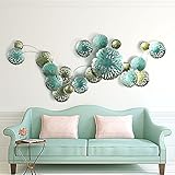 wandskulptur metall selber machen 4.Die erste schmiedeeiserne Wand ist wie eine wellenförmige, schwankende, schattenhafte Figur, warme lila Farbe, die Ihrem Zimmer eine helle Note verleiht.