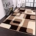 Produktbild Designer Teppich in Braun Beige Creme Retro Design Top Qualität Zum Top Preis!!