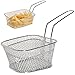 Produktbild Unbekannt 3 Stück _ Mini - Korbschalen mit Griff -  GROß  - Edelstahl - Pommeskörbe - Korbschälchen mit Griff - Servierkorb Behälter - z.B. für Pommes Frites - Korb /..
