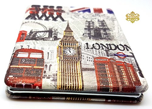 Classic London Souvenir Taschenspiegel Collectible British Souvenir. Speicher/MEMORIA. Distressed. Eine unvergessliche London, England Souvenir. Miroir/Spiegel/Specchio/Espejo. Union Jack London Eye Tower Bridge Big Ben London Bus Telephone Post Box etc. Damen Geldbörse Spiegel Make Up Spiegel Sidebag Spiegel Handtasche Spiegel British Souvenirs Spiegel Kompakt. - 8