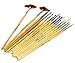 15pcs Professional Wood Handle Nail Art Painting Drawing Brush Set Z296 UK