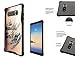 Produktbild 002613 - Tattoo Angel Too Beautiful For earth Design SAMSUNG Galaxy NOTE 8 Fashion Plastic und Gel Hülle Airbag Stoßfest Schlank Kantenschutz Cover - Schwarz