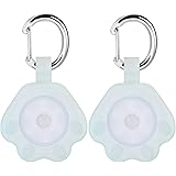NOVKIN 2-Pack Dog Light with USB Rechargeable, Color Changing Dog Collar Light,IP67 Waterproof LED Dog Safety Lights for Nigh
