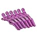 FACILLA® Pack of 6 Salon Sectioning Clip Clamp Hairdressing Styling Hair Tool Crocodile