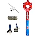 MEC® 4Pieces Repairing Tool Set Bajaj Pulsar Motorbike Made on CNC Machine -Magnet/Flywheel Puller, Clutch Nut Spanner,Timing Grary Set,5Pin Clutch Holder with Rubber Grip Handle