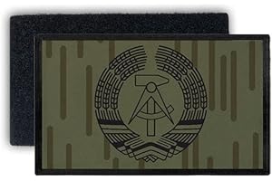 Copytec Patch DDR NVA Flagge Strichtarn Hammer Zirkel Nationale Tarn 7,5 x 4,5#35291