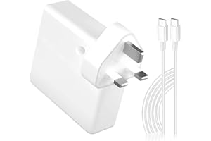 FiveBox 96W Super Fast Charger, Compatible with MacBook Pro Laptop Charger，Compatible with MacBook Air USB C, MacBook Pro 16,15,14,13 inches, iPad Pro 12.9, 11inches and all USB C devices, 2M Cable