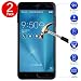 Produktbild MaxKu Asus Zenfone 3 Zoom ZE553KL Schutzfolie, [2 Stück] Glasfolie Hartglas 9H Hardness Panzerglas Displayschutz Anti-Kratz Displayschutz für Asus Zenfone 3 Zoom ZE553KL