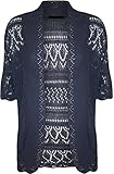  ZEE FASHION - Torera - para Mujer Azul Azul Marino 36-38