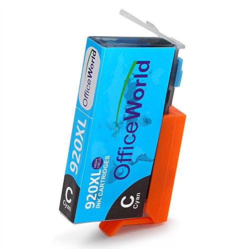 OfficeWorld Kompatible Patronen Ersatz für 920XL Druckerpatronen Hohe Kapazität Kompatibel mit Officejet 6500 6000 7000 7500 Drucker (1 Schwarz, 1 Cyan, 1 Magenta, 1 Gelb) - 4