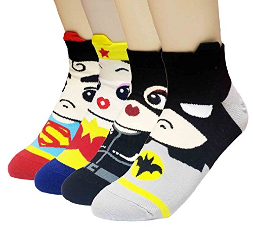 JJMax Calcetines de colección Boy's Cotton Blend Superhero