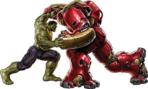 Stickers child Hulk Vs Hulkbuster Iron Man Ref 15012, 130 cm