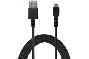 SISS Premium kabel USB do ładowania Razer Viper Ultimate/Razer Basilisk Ultimate/Naga Pro 20 000 DPI/DeathAdder V2 Pro, kabel zapasowy o długości 2 m - pleciony kabel nylonowy