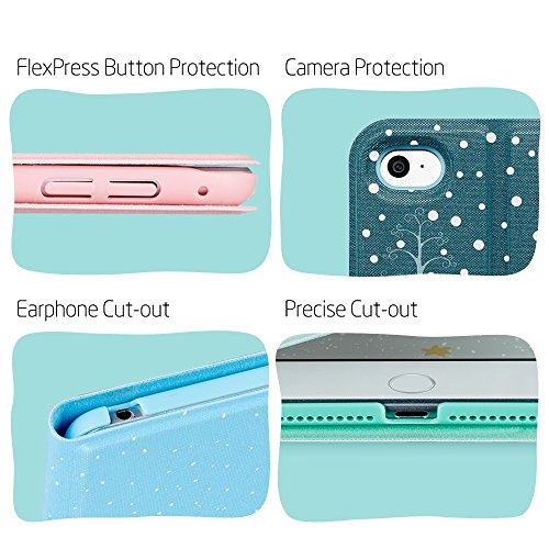 iPad Mini 4 Hülle, ESR® Auto Aufwachen / Schlaf Funktion mit Einstellbaren Winkel Schutzhülle für iPad mini 4 ( Illustrator Series _Hase Teehaus) - 3