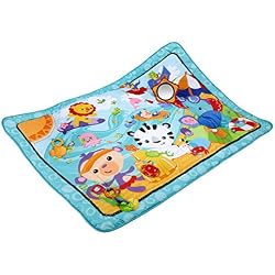 Fisher-Price Supermanta de juego, manta de actividades para bebé (Mattel CBJ65)