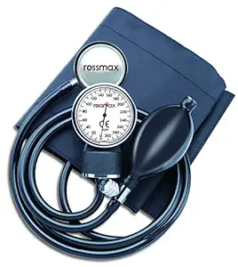 Rossmax GB102 Aneroid Blood Pressure Monitor (Black), With Stethoscope