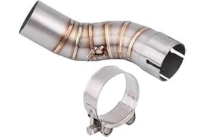 Nikou Sistema de escape completo de la motocicleta tubo medio de escape Enlace de tubo medio para Kawasaki Z900 2017-2018