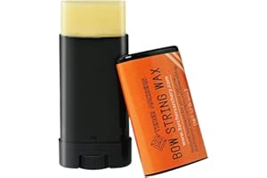 THREE ARCHERS Cire de protection pour tendon à l'arc - Grande capacité - Cire d'abeille naturelle - Arbalète - Côtés d'arc