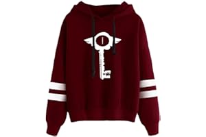 LKY STAR Animés Sweat à Capuche Hazbin Hotel Merch Hoodie pour Garçon Fille Sweatershirt avec à Manches Longues