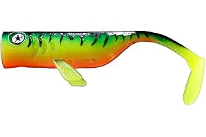 ‎LMAB LMAB Drunk Bait 8, 12, 16 & 20 cm - Gummifisch Angelköder - Gummiköder für: Zander, Barsch & Hecht - Zanderköder Barschköder Hechtköder