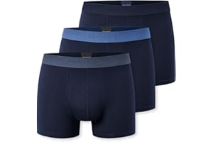 Schiesser Herren 3 PACK Boxershorts Bio Baumwolle - 95/5 Organic
