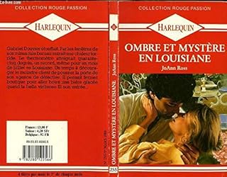 jaquette livre Ombre et mystère en Louisiane (Collection Rouge passion)
