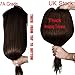 10"-22" 110g-160g Clip In Hair Extensions Human Hair Full Head Remy Real Natural Hair DOUBLE WEFTS Thick 8pcs 18Clips (14 inches-120g,#02 Dark Brown)