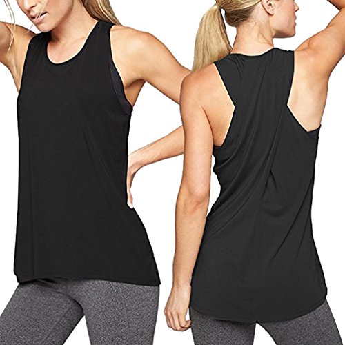 camisetas deporte mujer fitness, Sujetador Deportivo básicos tallas grandes sujetadores deportivos mujer running Ropa interior deportiva camiseta termica mujer interior Verano Suelto Gimnasia Chaleco (XL)