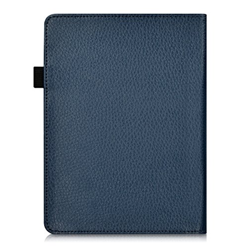 kwmobile Flip Hülle Case für Kobo Aura H2O – eReader Tasche Schutzhülle Cover Kunstleder Bookstyle in Dunkelblau - 3