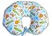 Unique 4 in 1 Premium Cotton Nursing Pillow with FREE Mini Pillow and Baby Harness (Blue)