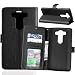 Produktbild Nancen Compatible with Handyhülle LG V10 / H900 (5,7 Zoll) Lederhülle Style Acht Farbe Weich PU Flip Case Ledertasche/Schutz Etui, Karten Slot Foto Wallet Hülle