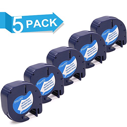 5x Dymo LetraTag 91201 Cinta de Etiqueta Adhesiva compatible con Dymo LT-100H LT-100T Impresora de Etiqueta Negro sobre Blanco reviews 5x Dymo LetraTag 91201 Cinta de Etiqueta Adhesiva compatible con Dymo LT-100H LT-100T Impresora de Etiqueta Negro sobre Blanco